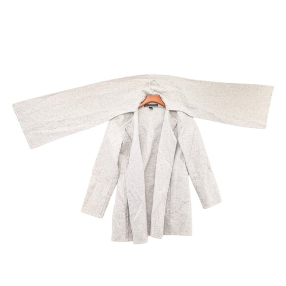 Linda Allard Ellen Tracy Jacket Womens Cream Wool Rabbit Hair Open Front Size 2 - Picture 2 of 13